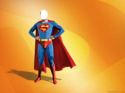 super man is here Fotomontage