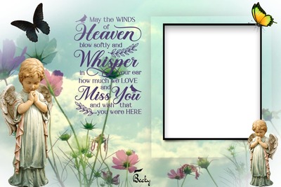 winds of heaven Photo frame effect