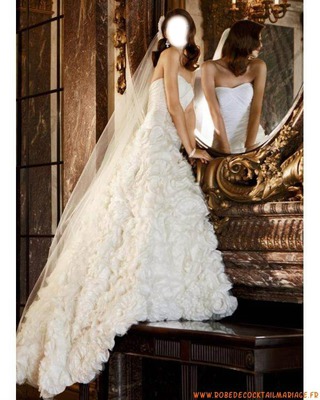 robe de mariée Fotomontage