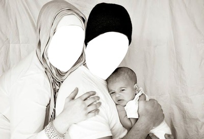 Muslim couple Fotomontaż