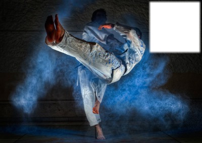 Passionné de judo Fotomontaggio