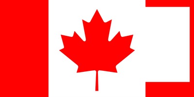 Canada flag Montaje fotografico