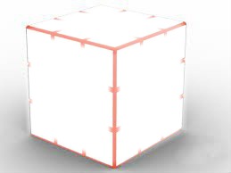 cubo (cortes na linha) Fotomontaža