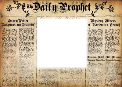 Daily Prophet Photo frame effect