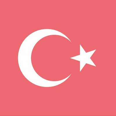 Türk Bayrağı Kare Fotómontázs