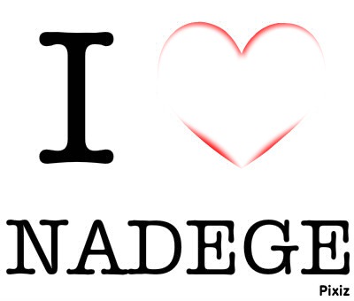I Love Nadège Fotomontasje