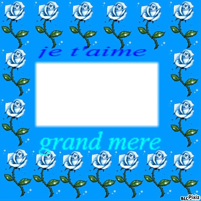 pour ma grand mere Photo frame effect