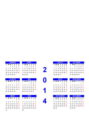 calendrier 2014 2 Fotomontaža