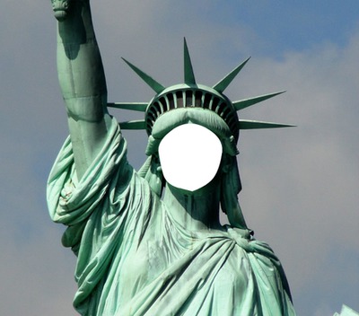 estatua de la libertad Montaje fotografico