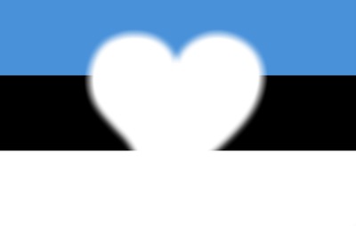 Estonia flag Photo frame effect