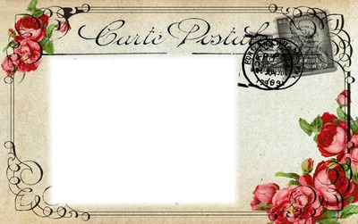 carte postale Fotomontagem