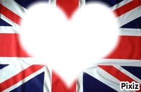 coeur and angleterre Fotomontage