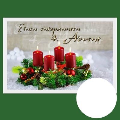 4. ADVENT Photo frame effect