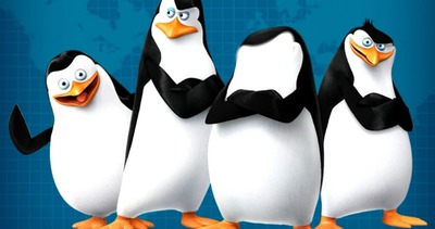 pinguins Fotomontaż