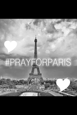 Pray For Paris Fotómontázs