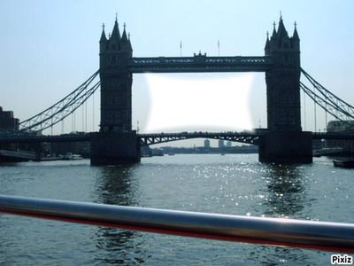 London Photo frame effect