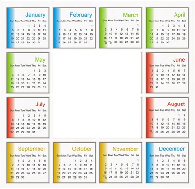 calendar 2014 Montaje fotografico