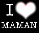 I love you maman Valokuvamontaasi