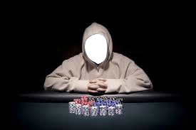 joueur de poker Fotomontage