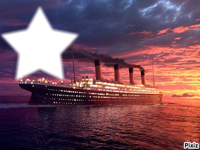 Titanic Photomontage