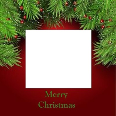 Merry Christmas. Fotomontage