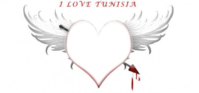I LOVE TUNISIA Photo frame effect