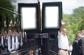 obama en campagne Montaje fotografico