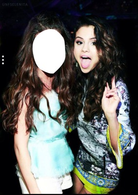 Selena ve Selena Fotomontáž