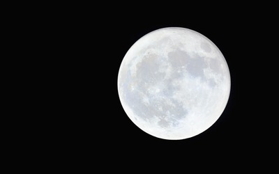 luna roja Montaje fotografico