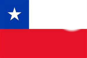 bandera chilena Montaje fotografico