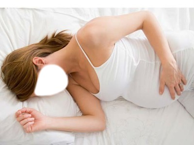 Mujer Embarazada Montaje fotografico