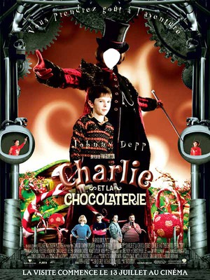 charlie et la chocolaterie Fotomontāža
