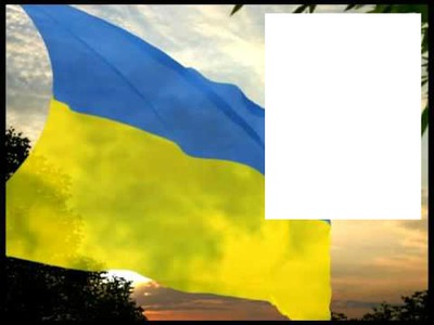 Ukraine flag Montage photo