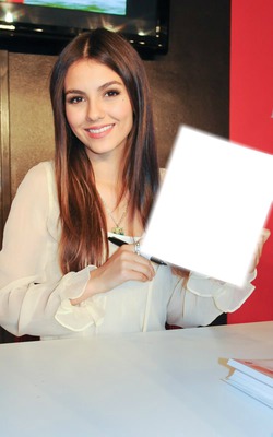Victoria Justice Photo frame effect