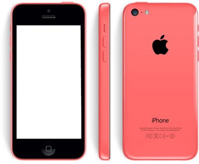 Iphone 5c rose Fotomontagem