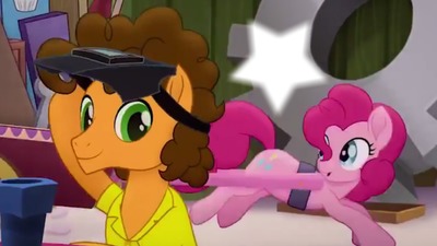 MLP Pinkie pie and Cheese Sandwich Photomontage