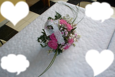 Bouquet de fleur Fotomontaggio