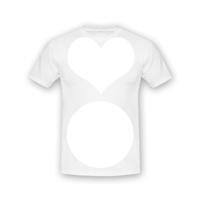 tee shirt d amour Fotomontage