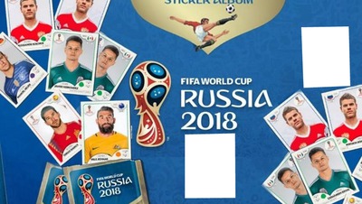world cup russia 2018 フォトモンタージュ
