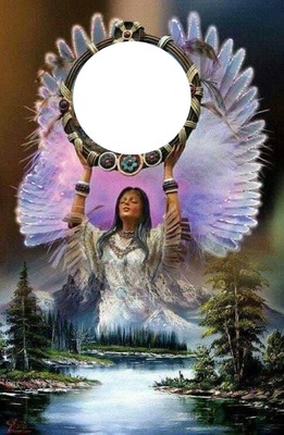 indian angel Photomontage