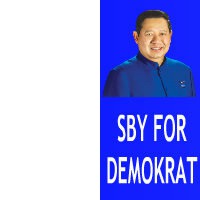 SBY FOR DEMOKRAT 1 Fotomontaggio