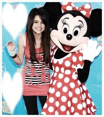 Selena & Minnie Photo frame effect