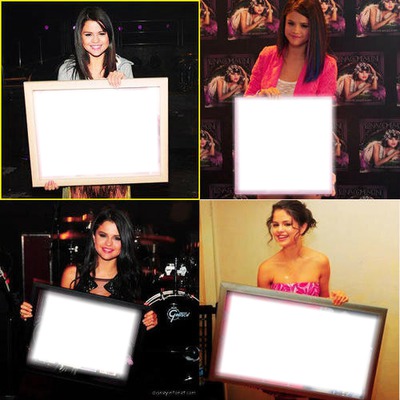 Selena Gomez Çerçeveleri Fotomontažas