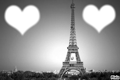I LOVE PARIS Photo frame effect