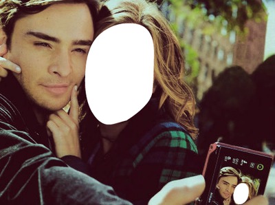 Chuck Bass and you Photo frame effect