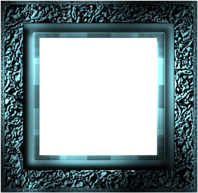 cadre bleu vert Fotomontage