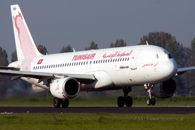 avion tunisien Fotomontasje
