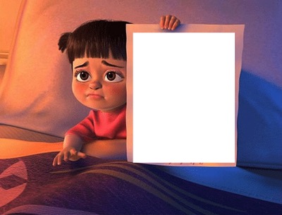 Niña Boo Monster Inc Photomontage