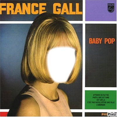 france gall Photo frame effect