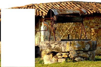 vieux puits Fotomontāža
